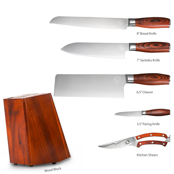 Yatoshi Knives Yatoshi Professional Assorted Knife Set, Wayfair