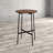 Leone Wood Top Bar Table