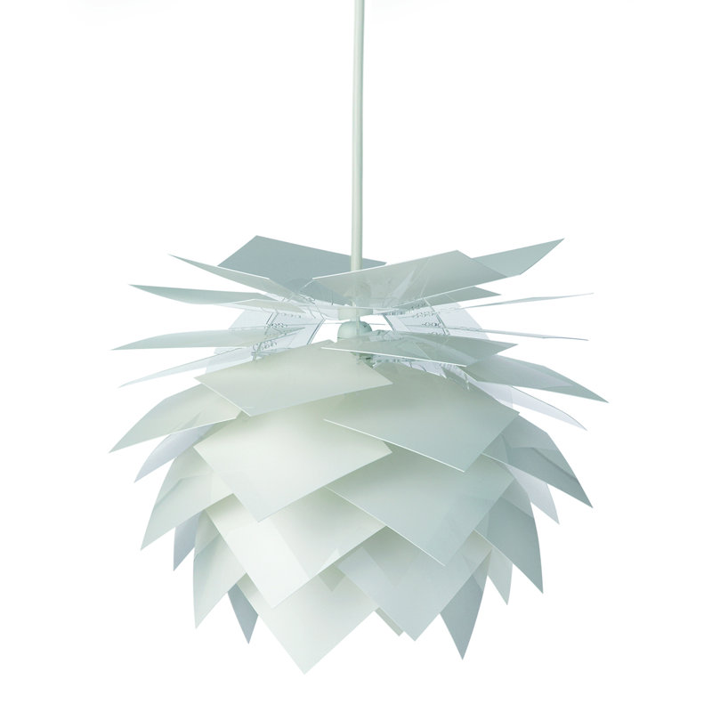 Pineapple 1 - Light Unique/Statement Pendant, 45cm H x 45cm W x 45cm D, White