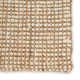 Vesper Quintana Hand-Knotted Jute/Sisal White/Tan Area Rug