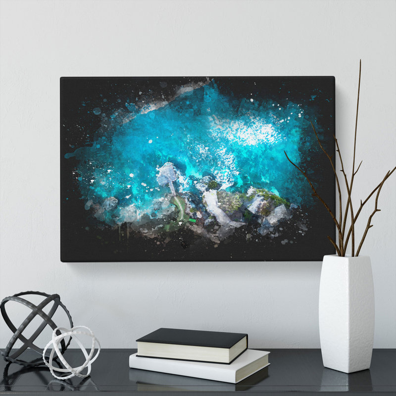 Padang Padang Island In Bali - Wrapped Canvas, 60cm H x 91cm W x 3cm D