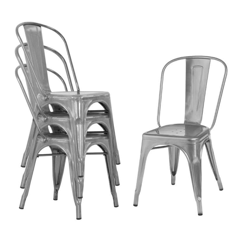 Chaise d'appoint Melien, Gris