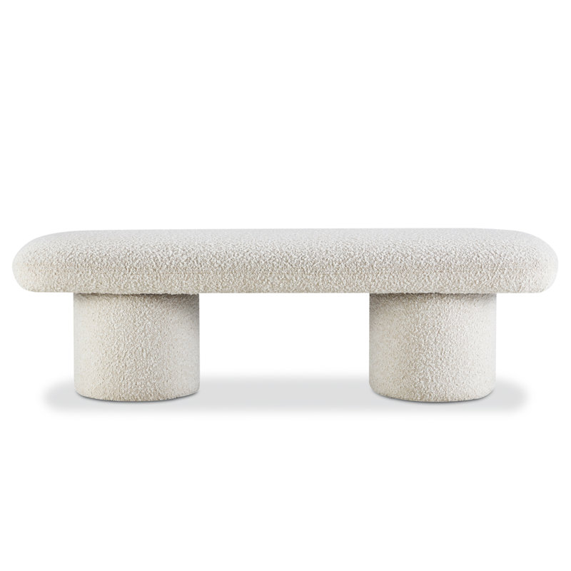 Banc à boucle 56 "Anston, Boucle ivoire blanc