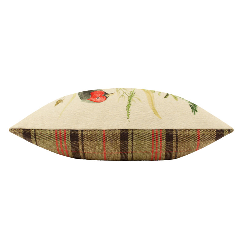 Volin Abstract Green Square Throw Cushion