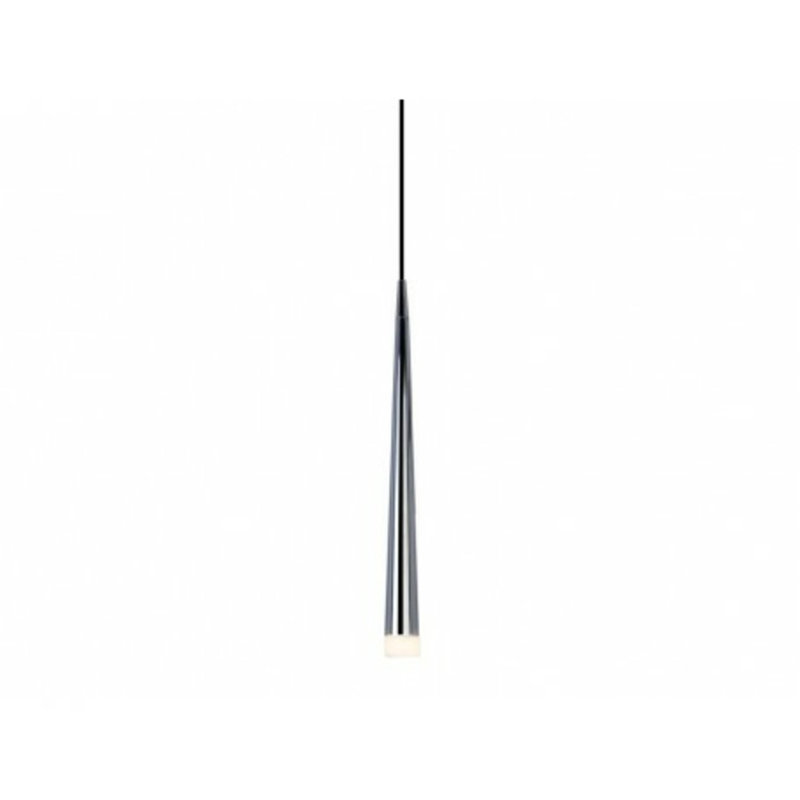Stylo 1 - Light Chrome Bell Pendant, Chrome
