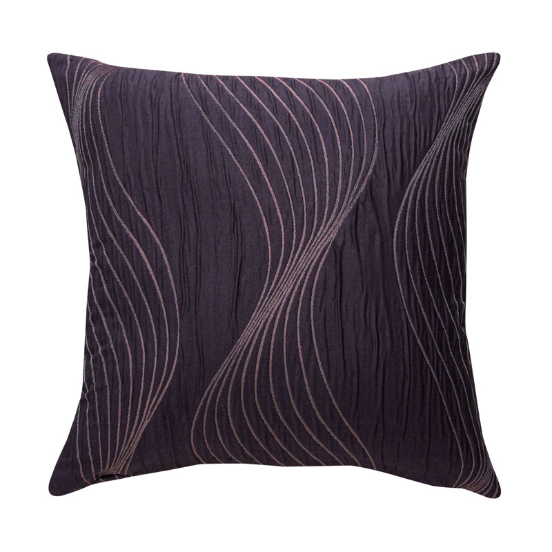 Briggett Plum Square Cushion, Plum