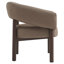 Chaise d'appoint moderne en similicuir et métal