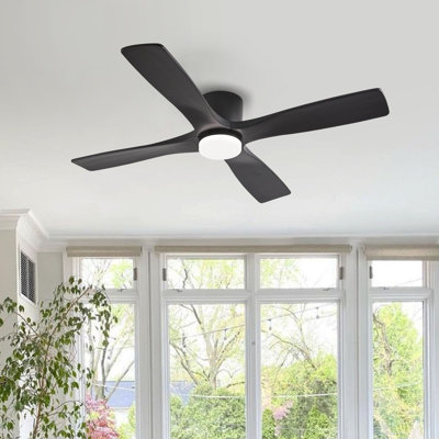 Quala Dimmable Wood Ceiling Fan with Remote Control