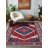 Boxton Collection Digital Print Cotton-Polyester Red Navy Boxtoncan Rug-252540765