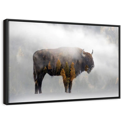 Bison de la forêt de pins