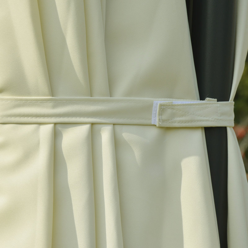 Parasol rectangulaire en porte-à-faux, Beige