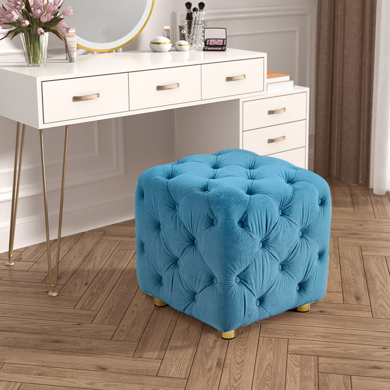 Tabouret d'appoint Mana, Bleu