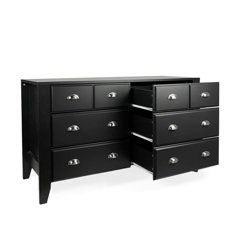 Commode double l 6,5 po Ahvianna, Noir