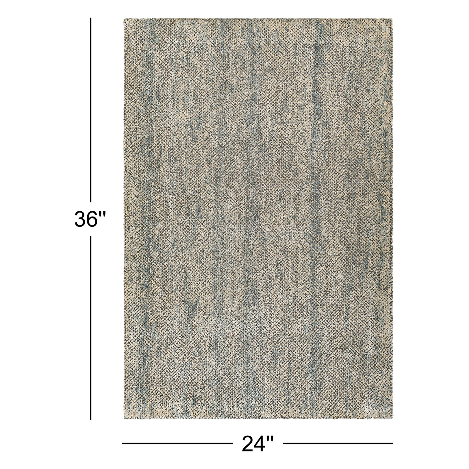 Alba Hand-Loomed Abstract Rug, Rectangle 2' x 3'