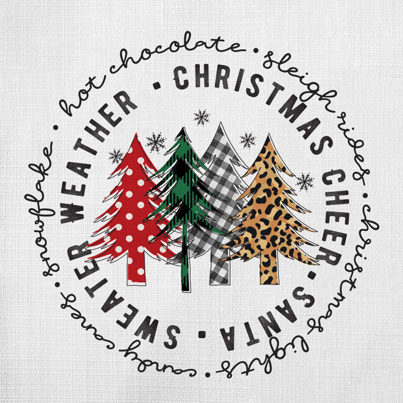 Coussin en polyester Christmas8_2, 20 po x 20 po