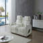 Causeuse inclinable, blanc