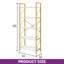 Industrial Bookcase, Corner Shelf Unit, Shelving Unit,  For Living Room, Study, Home Office-1169425725