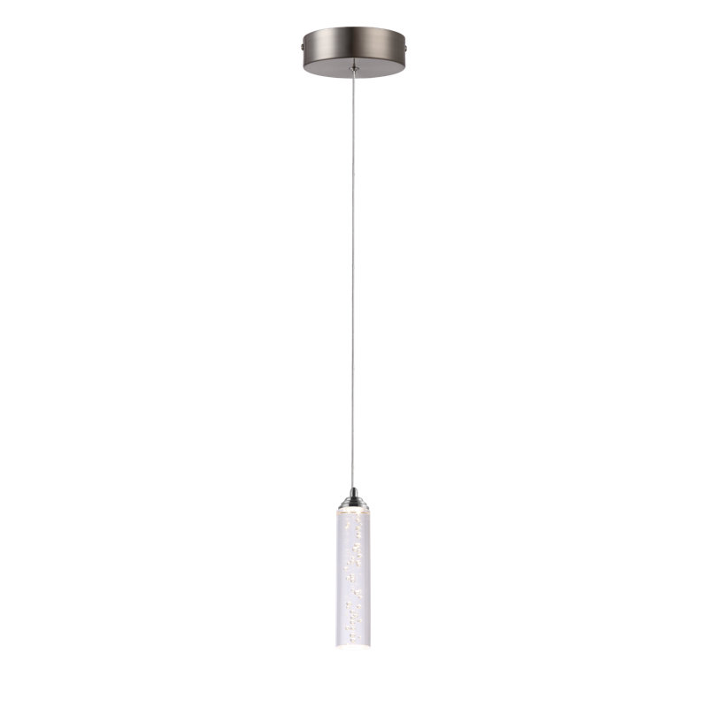 Luminaire suspendu cylindrique 1 lumière Ardrie, H 6,7 po x l 1,8 po x p 1,8 po