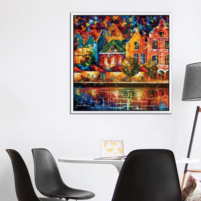 Amsterdam of My Dreams 1 Piece Painting on Canvas