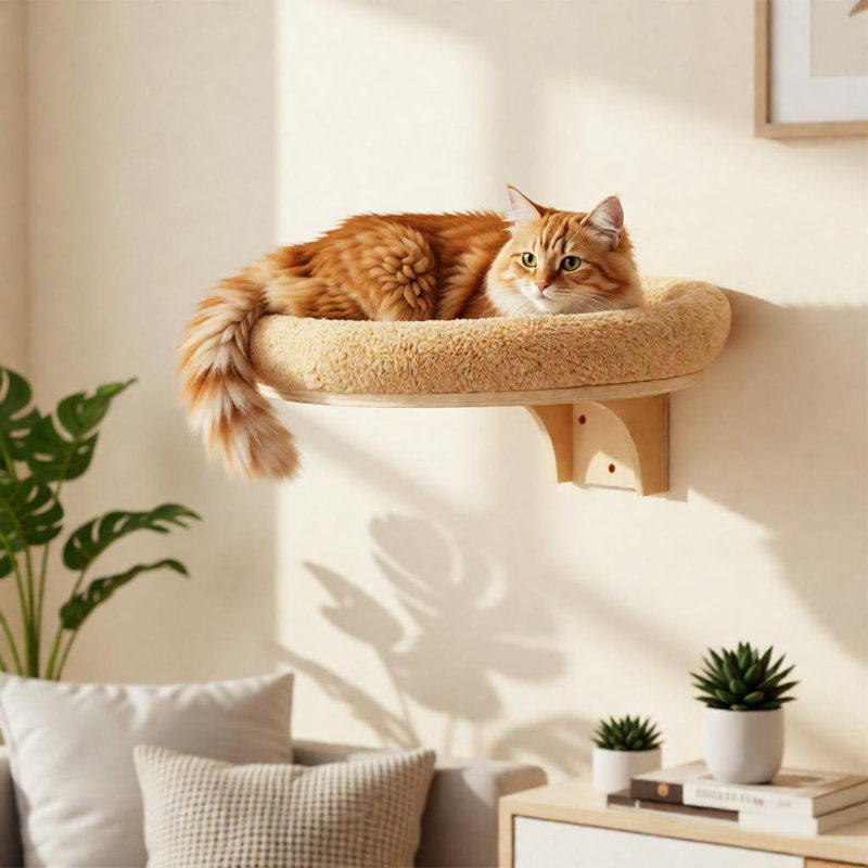 Lit pour chat mural