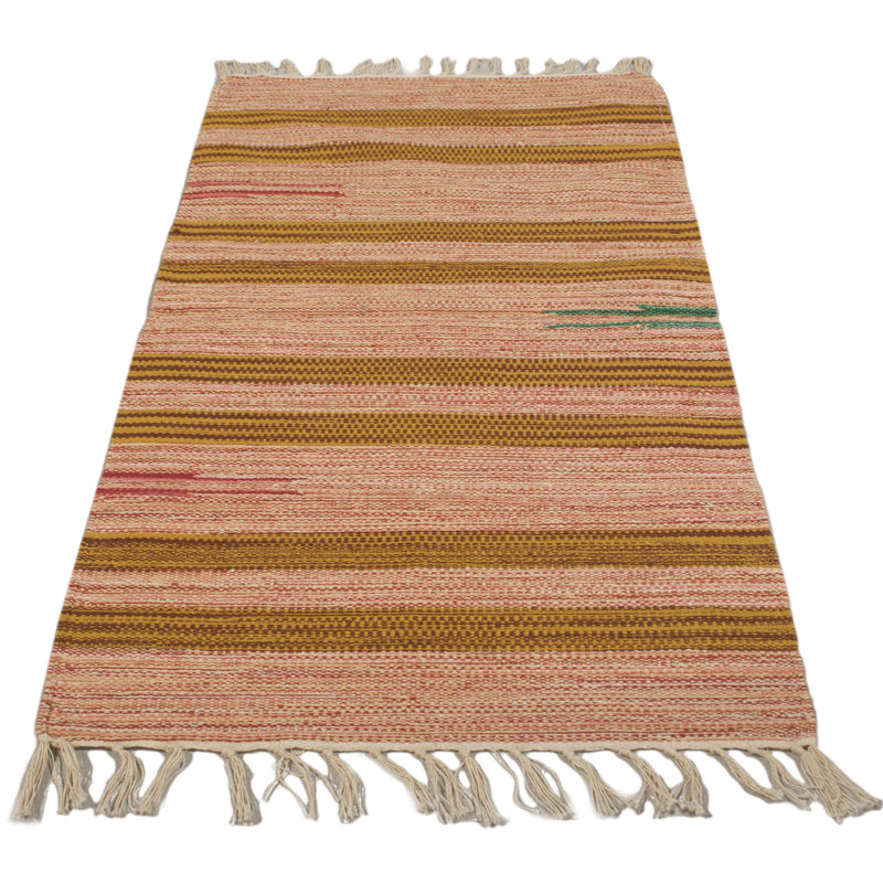 Nadide Striped Flatweave 50cm X 80cm Area Rug