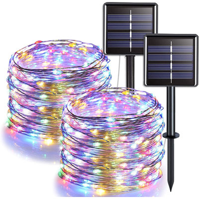 Schiessler 472.8' LED Solar Powered 100 - Bulb Rope Lights String Light
