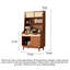 Armoire de rangement multifonctionnelle en buis de style médiéval