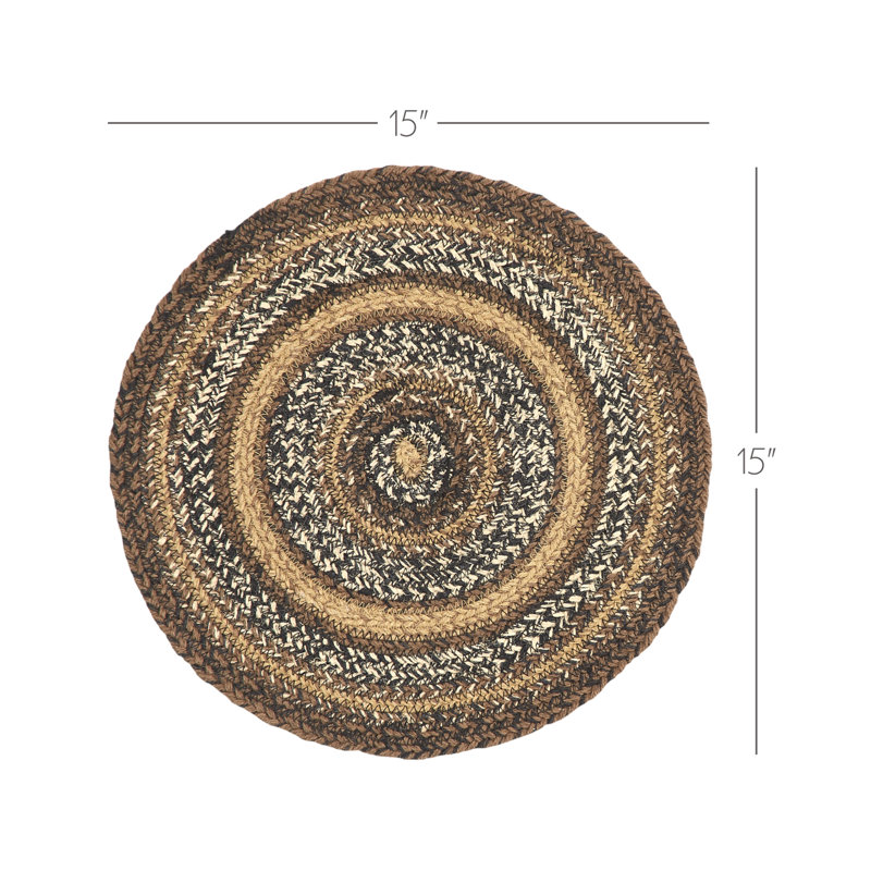 Dessous-de-plat en jute espresso