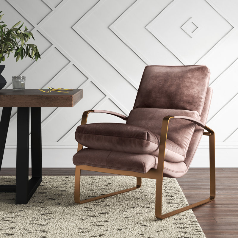 Carnbrock Upholstered Accent Chair, Brown