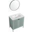Meuble-lavabo autoportant 30 po avec traitement de surface en céramique