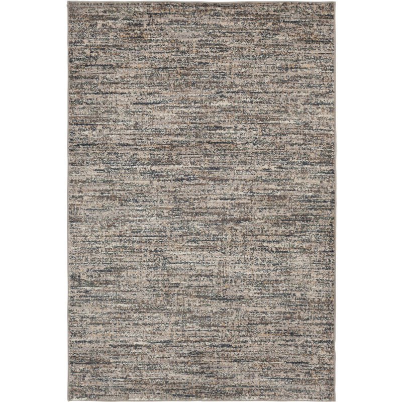 Hannaford Area Rug, Rectangle 5' x 7'6", Blue/Gray