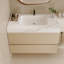 Meuble-lavabo peu encombrant (doit inclure le meuble-lavabo et le lavabo) avec rangement, 29,9 po en bois moderne