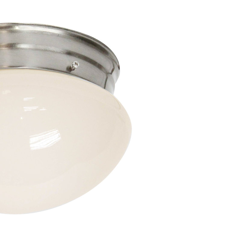 Plafonnier encastré 1 lumière Wacissa, H 5 po x l 9 po x P 9 po