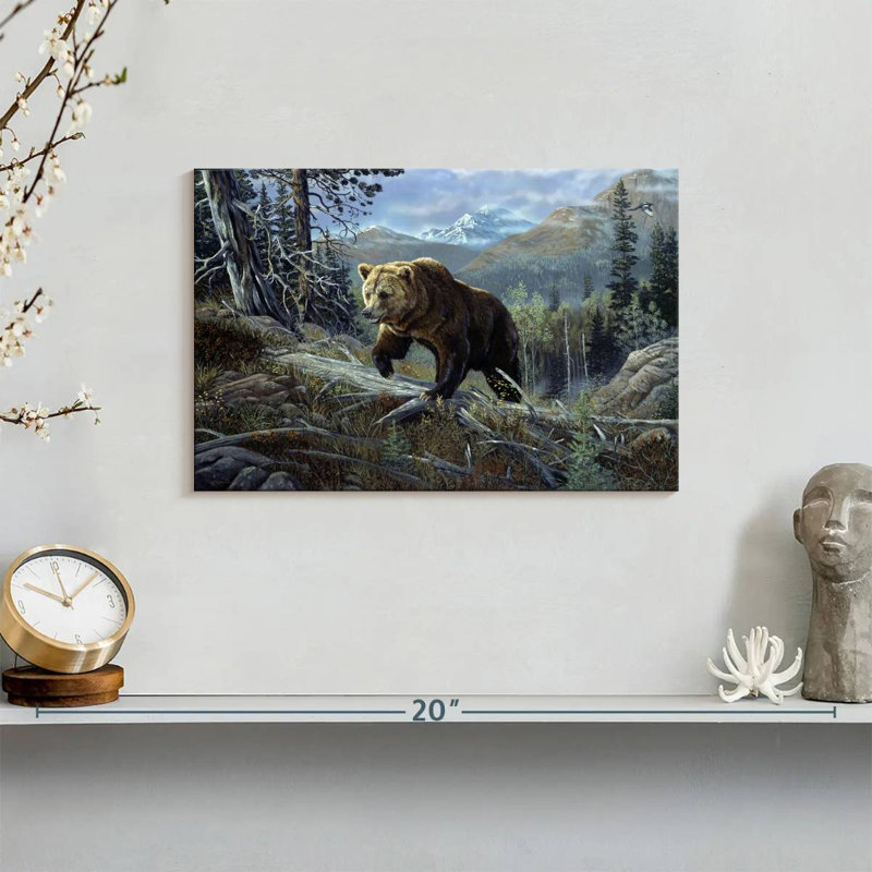 Brampt Over The Top Grizzly, 8" H x 12" W
