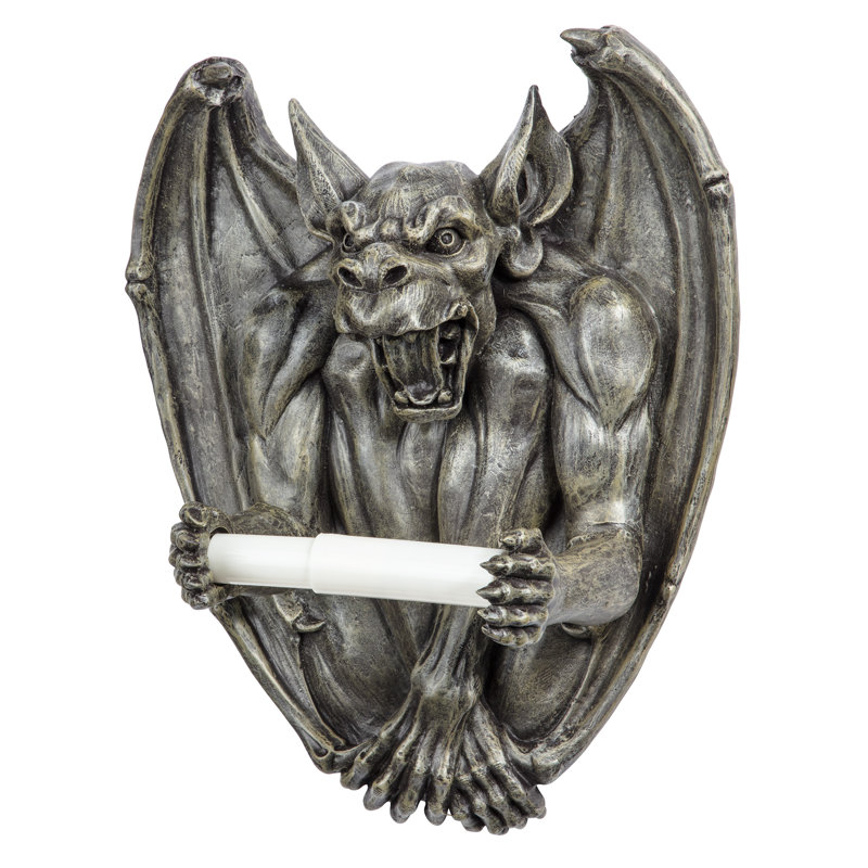 Gargoyle Gothic Wall Mount Toilet Paper Holder