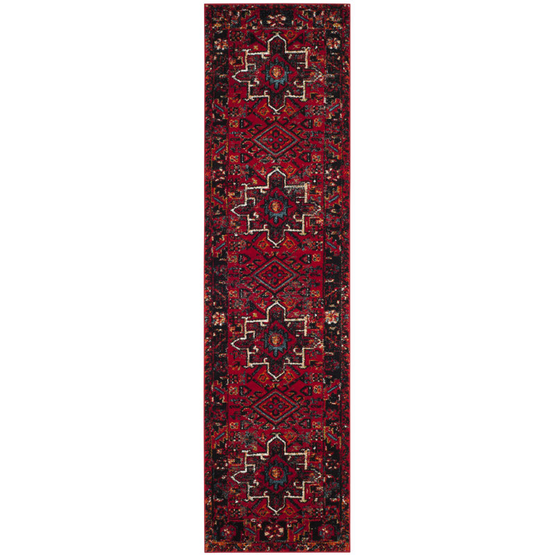 Kristina Moroccan Area Rug, Runner 69 x 305 cm