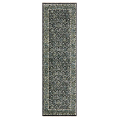 Tapis bleu / vert Caia