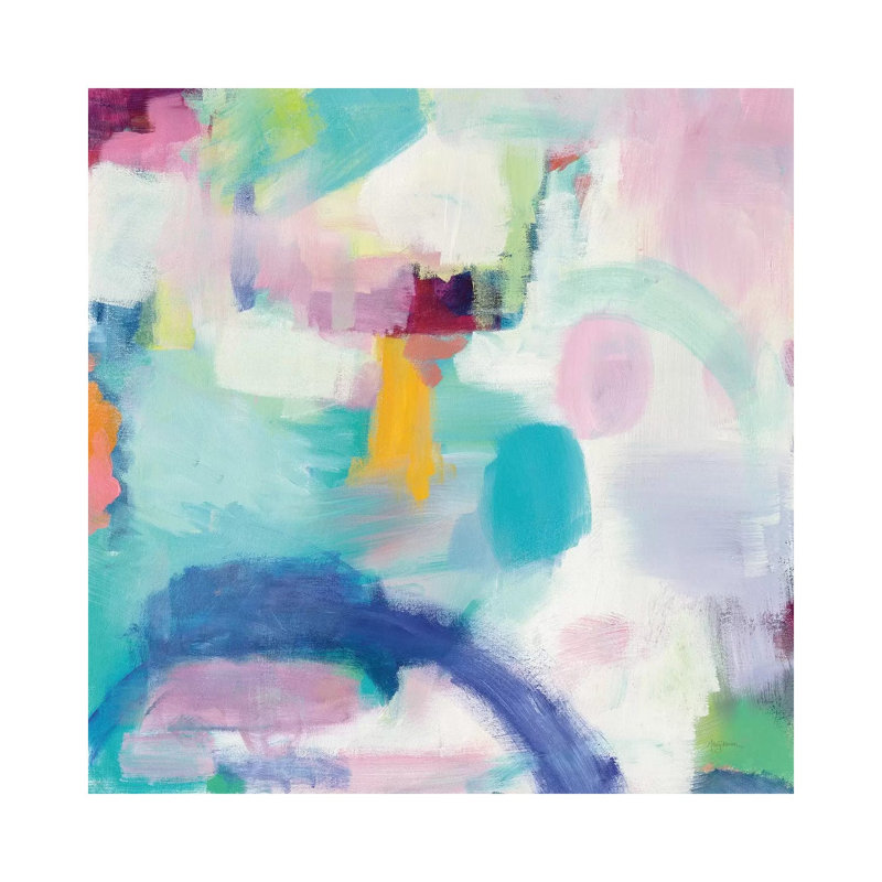 Trial And Airy Bright by Mary Urban - Wrapped Canvas Painting, 45.72 cm H x 45.72 cm W x 1.91 cm D