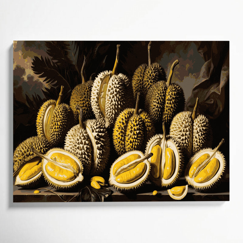 Art mural sur toile brun, H 12 po x l 18 po