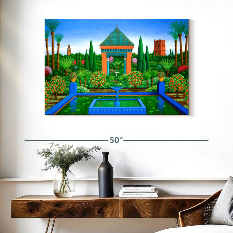 Rouille Marjorelle Oranges, H 26 po x l 39 po