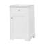 Meuble-lavabo blanc 20 po avec porte à fermeture douce