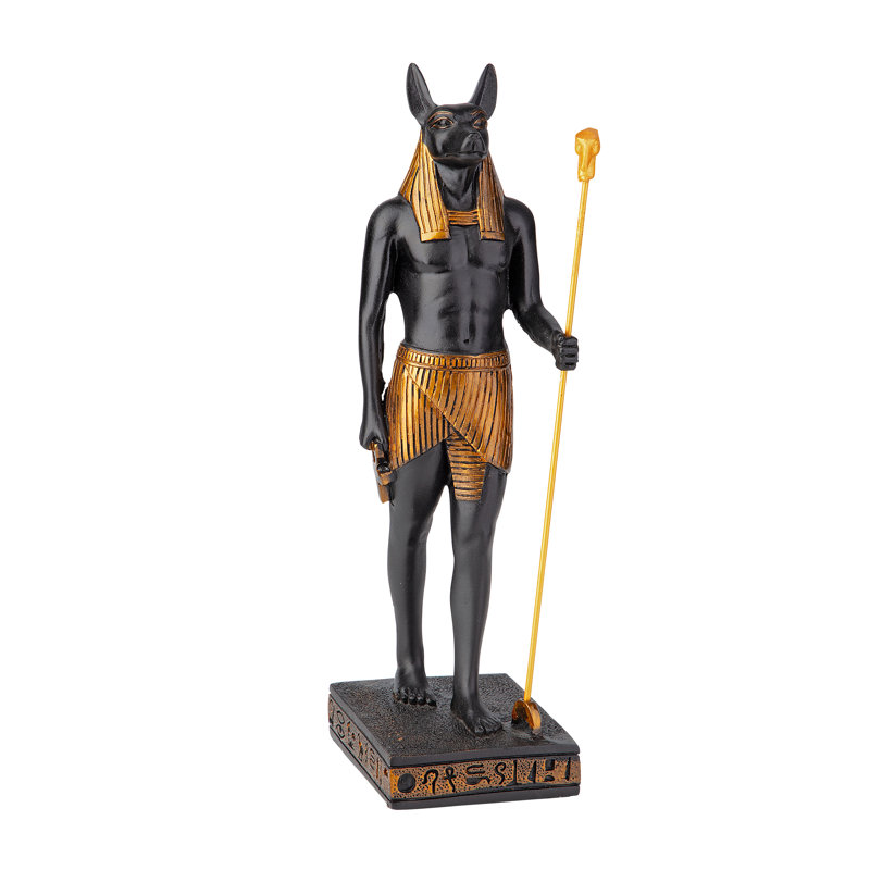 Figurine de dieux de l'Egypte ancienne Anubis