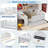 Andaleeb Daybed with A Trundle, Storage Space, Table and USB Charging-1611022950