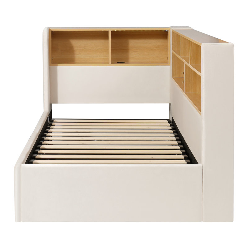 Upholstered Daybed, Beige
