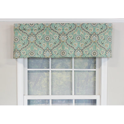 Schorr Cotton Blend Tailored Window Valance