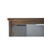 Mobilier de chambre à coucher à panneau à 5 tiroirs de style transitionnel avec finition brune et commode à 1 tiroir