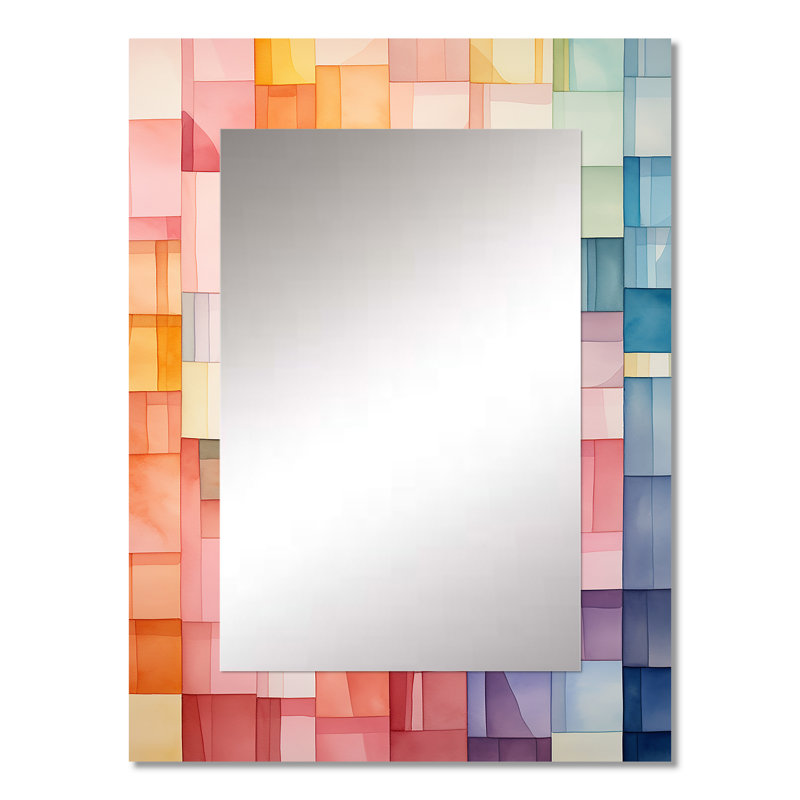 Hardedge Pastel Symetry I - Hard Edge, 32 po x 24 po