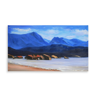 Scotland Calm Eddies Blue Sea Tablecloth - Indoor/Outdoor Decor