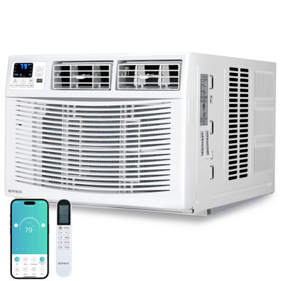 24,000 BTU Wi-Fi Enabled Window Air Conditioner With Heat And Dehumidifier