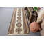Tapis de couloir, tapis neutres, tapis rétro, tapis oriental brun, tapis bohème, tapis turcs, tapis tissés à la main